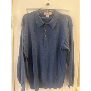 Byron Nelson Eleven Straight Pullover Sweater Men Medium Old Money Preppy Twee